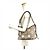 Borsa a tracolla Louis Vuitton Carryall Zip NM PM Multicolore Beige Crudo Monogramma - vista 9