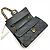 Borsa a tracolla Chanel Matelassé 23 Nero - vista 6