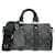 Louis Vuitton Monogram Eclipse Reverse Keepall Bandoulière 25cm Schwarz Grau