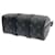 Louis Vuitton Monogram Eclipse Reverse Keepall Bandoulière 25cm Schwarz Grau - Ansicht 3