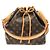 Noe Borsa a tracolla Louis Vuitton Monogram Petit Noé Marrone