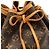 Noe Borsa a tracolla Louis Vuitton Monogram Petit Noé Marrone - vista 3