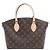 Borsa Louis Vuitton Monogram Boetie PM Marrone - vista 2