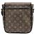 Borsa a Spalla Louis Vuitton Monogram Macassar Bass PM Marrone - vista 2