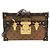 Borsa a tracolla Louis Vuitton Monogram Reverse Petite Malle Marrone