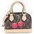 Borsa Louis Vuitton Monogram Nano Alma Marrone