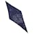 Sciarpa Losange Hermès Blu Navy Seta e Cashmere  - vista 1