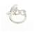 Ring Bague Croisette en argent 925 Hermès  - vue 3