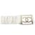 Chanel Standard White Gürtel Weiß - Ansicht 3