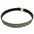 Cinturón reversible Gucci GG Emblem Negro Beige - vista 4