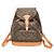Zaino da donna Louis Vuitton Monogram Montsouris MM M51136 Marrone
