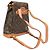 Zaino da donna Louis Vuitton Monogram Montsouris MM M51136 Marrone - vista 2