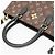 Monogram Flower Tote Louis Vuitton M43550 Braun Schwarz - Ansicht 9