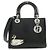 Borsa Christian Dior Lady Nero