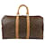 Louis Vuitton Marrone Monogram Keepall 45
