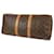 Louis Vuitton Marrone Monogram Keepall 45 - vista 3