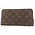 Cartera larga Zippy Monogram marrón Louis Vuitton Castaño - vista 2