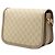 Borsa a tracolla Gucci Beige Medium GG Supreme Horsebit 1955 - vista 2
