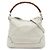 Borsa Diana in pelle di vitello bianca con manico in bambù Gucci Bianco