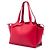 Céline Tote trifold de couro pequeno vermelho Celine - vista 2