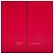 Céline Tote trifold de couro pequeno vermelho Celine - vista 5