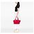 Céline Tote trifold de couro pequeno vermelho Celine - vista 6