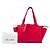 Céline Tote trifold de couro pequeno vermelho Celine - vista 7