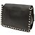 Borsa a tracolla Valentino Rockstud in pelle di vitello a grana piccola nera Nero - vista 2