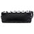 Borsa a tracolla Valentino Black Textured Leather Rolling Rockstud Nero - vista 3