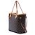 Louis Vuitton Marrón Monogram Neverfull MM Castaño - vista 2