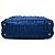 Borsa a tracolla Prada Blue Tessuto Gaufre con struttura - vista 3
