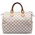 Louis Vuitton White Damier Azur Speedy 30 Bianco
