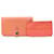 Portefeuille Hermès Orange Togo Dogon Duo GM Pêche  - vue 10