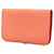Portefeuille Hermès Orange Togo Dogon Duo GM Pêche  - vue 2