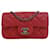 Chanel Red Extra Mini Rectangular Classic Lambskin Single Flap Rosso Bordò