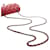 Chanel Red Extra Mini Rectangular Classic Lambskin Single Flap Rosso Bordò - vista 15