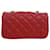 Chanel Red Extra Mini Rectangular Classic Lambskin Single Flap Rosso Bordò - vista 2