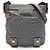 LOEWE Borsa a tracolla New Road in tela Anagram grigia Marrone
