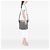 LOEWE Borsa a tracolla New Road in tela Anagram grigia Marrone - vista 7
