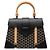 Goyard Black Goyardine Saigon Structured MM Nero
