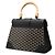 Goyard Black Goyardine Saigon Structured MM Nero - vista 2