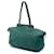 Fendi Green Medium FF Nubuck Chains Tote Grün - Ansicht 2