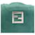Fendi Green Medium FF Nubuck Chains Tote Grün - Ansicht 5
