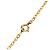 Collana con pendente Chanel Gold CC placcato oro D'oro - vista 3