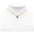 Collana con pendente Chanel Gold CC placcato oro D'oro - vista 5
