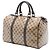 Borsa Boston Gucci Beige Medium GG Crystal Joy - vista 2