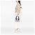 Borsa Chanel Beige Canvas Eiffel Tower - vista 5