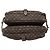 Louis Vuitton Marrone Monogram Mini Lin Saumur 30 Marrone scuro - vista 3
