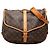 Louis Vuitton Marrom Monogram Saumur 35