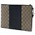 Pochette con zip da polso Gucci Beige GG Supreme - vista 2